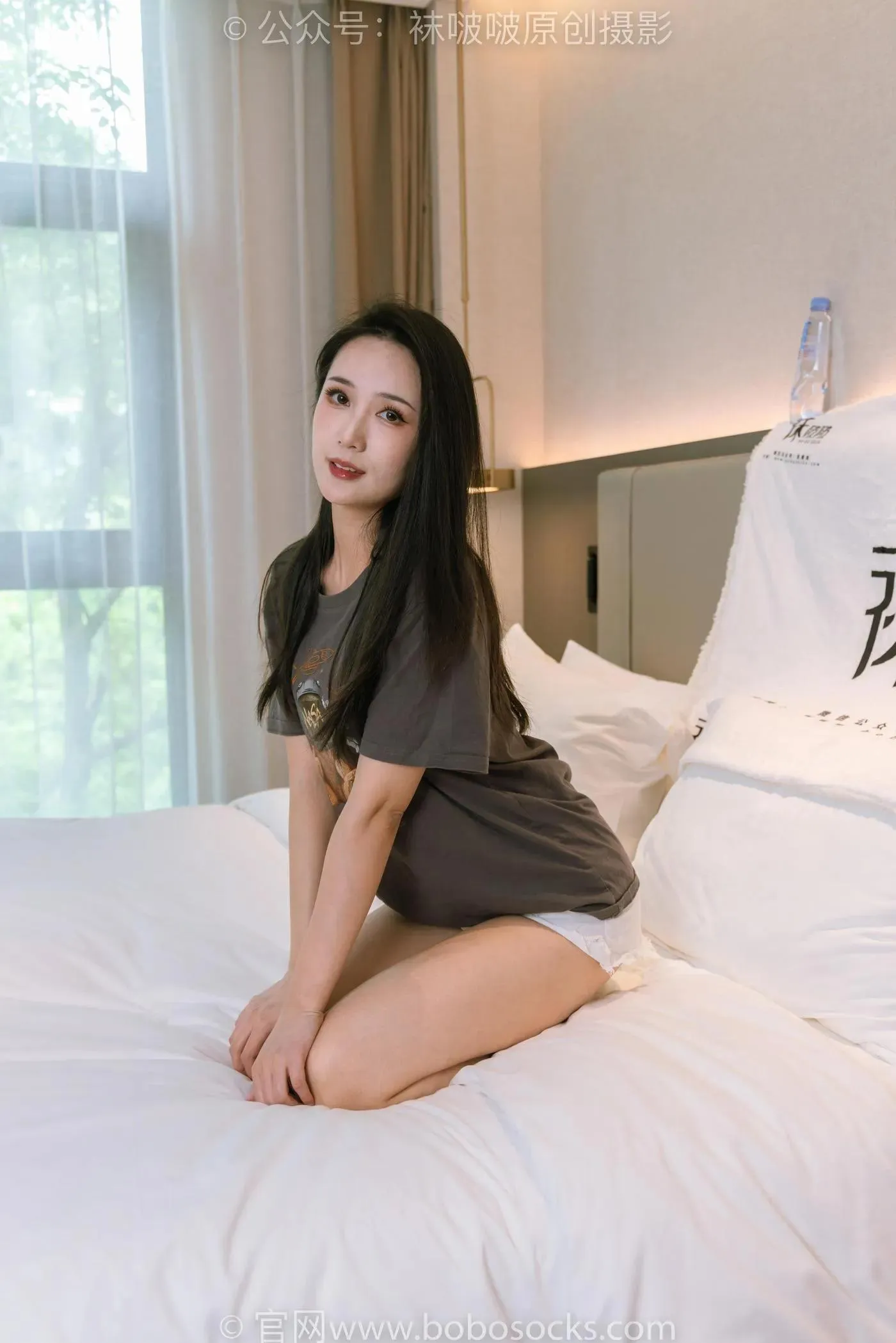 [BoBoSocks袜啵啵]NO.176 小安-运动鞋、白棉袜、裸足 [138P]插图7